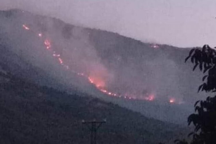 G&ouml;rese Dağı'ndaki yangın 3 g&uuml;nd&uuml;r devam ediyor!