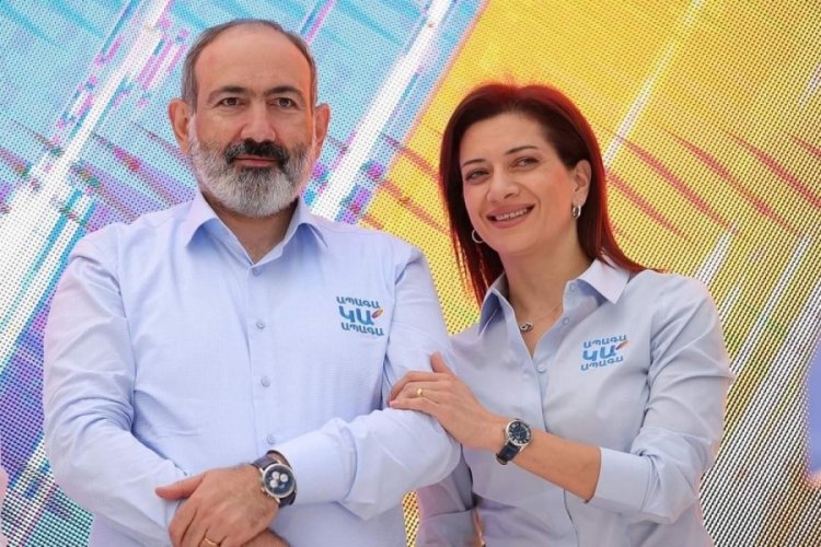 Paşinyan'dan se&ccedil;im mitingi: Oğluna karşı t&uuml;m Ermeni esirleri geri istedi