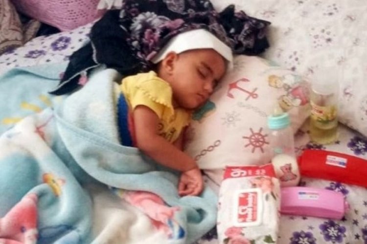 Maganda kurşunu 2 yaşındaki Vildan'ı fel&ccedil; bıraktı