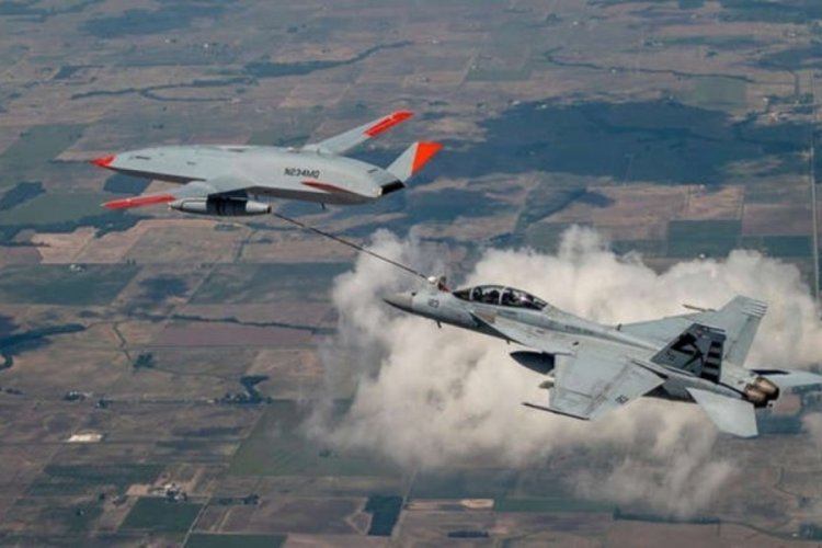 Tarihte ilk kez drone ile yakıt ikmali yapıldı!