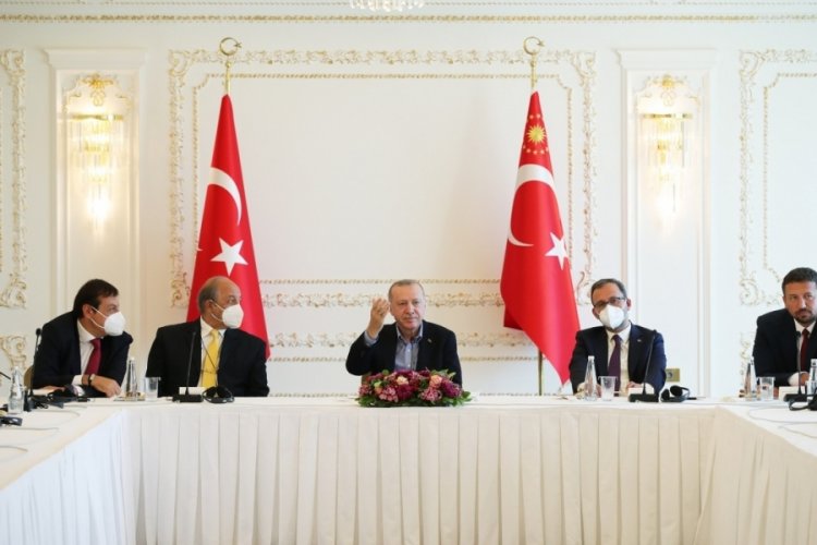 Cumhurbaşkanı Erdoğan, Anadolu Efes'i kabul etti