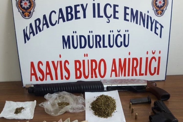 Bursa Karacabey'de uyuşturucu operasyonu
