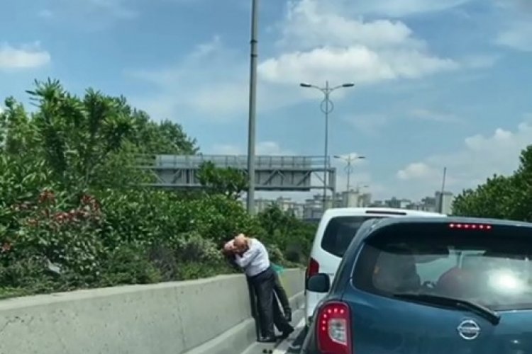 Trafik kazası sonrası tekme tokat kavga