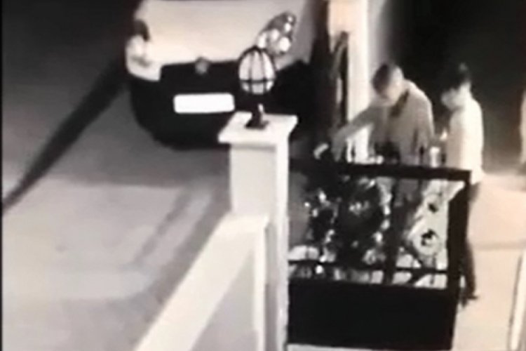 Motosiklet hırsızları kamerada