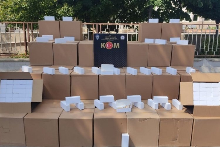 1 milyon adet ka&ccedil;ak makaron ele ge&ccedil;irildi