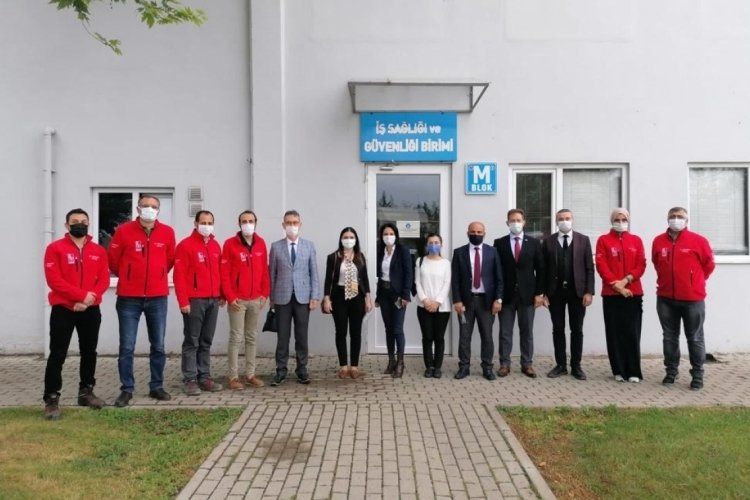 Bursa'da BUSKİ'ye İSG alanında &ouml;nemli ziyaret