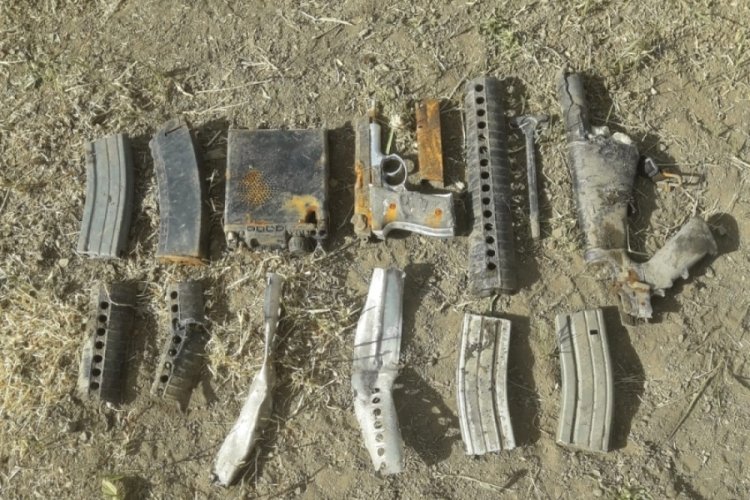 Van'da ter&ouml;ristlere ait silah ve m&uuml;himmat ele ge&ccedil;irildi