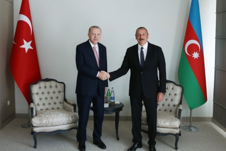 Cumhurbaşkanı Erdoğan, Cumhurbaşkanı Aliyev'le Şuşa'da baş başa g&ouml;r&uuml;şt&uuml;