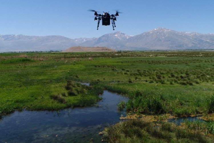 Mesire alanı, drone ile ila&ccedil;landı