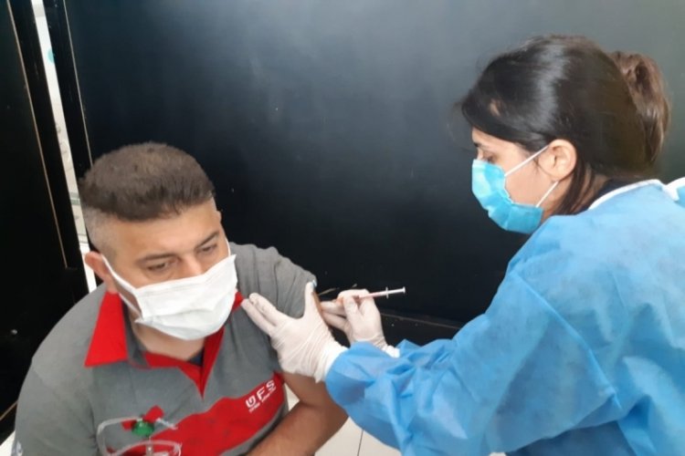 İstanbul Havalimanı'nda da aşılamalar başladı