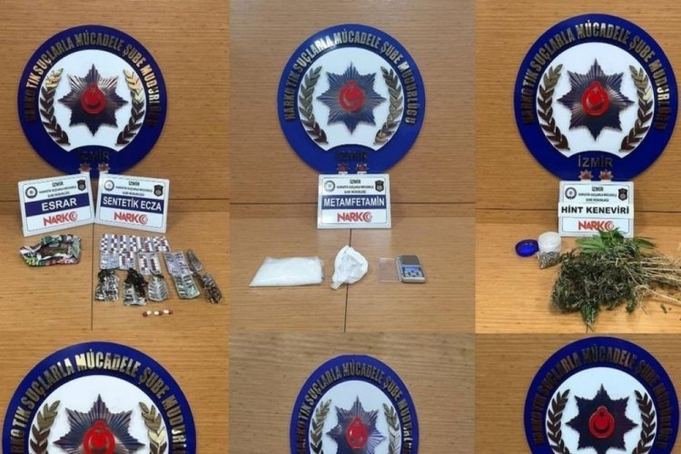 İzmir'de uyuşturucu operasyonunda 15 tutuklama