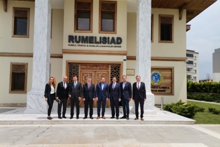 Bosna Hersek B&uuml;y&uuml;kel&ccedil;isi Adis Alagi&ccedil;, Bursa'da RUMELİSİAD'ı ziyaret etti