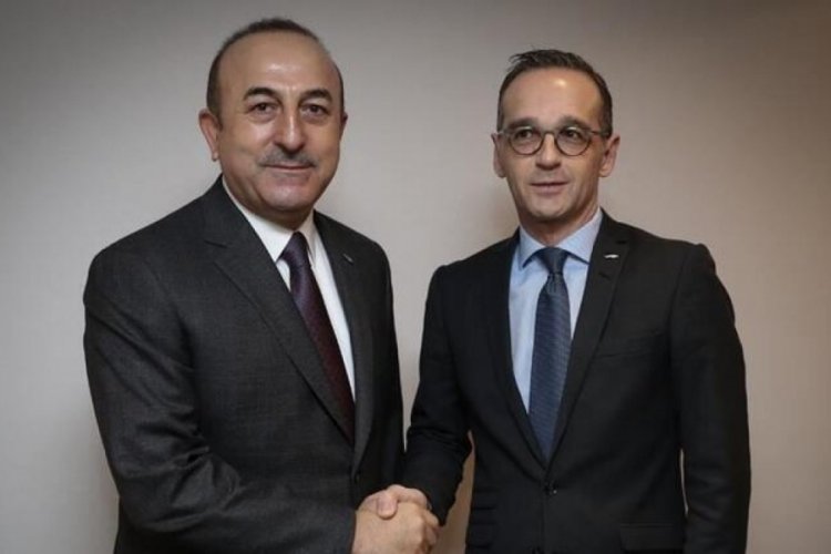 Dışişleri Bakanı &Ccedil;avuşoğlu, Alman mevkidaşı Maas ile g&ouml;r&uuml;şt&uuml;
