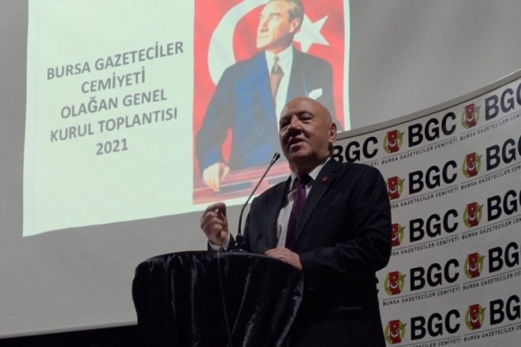Bursa Gazeteciler Cemiyeti Başkanı Kolaylı g&uuml;ven tazeledi