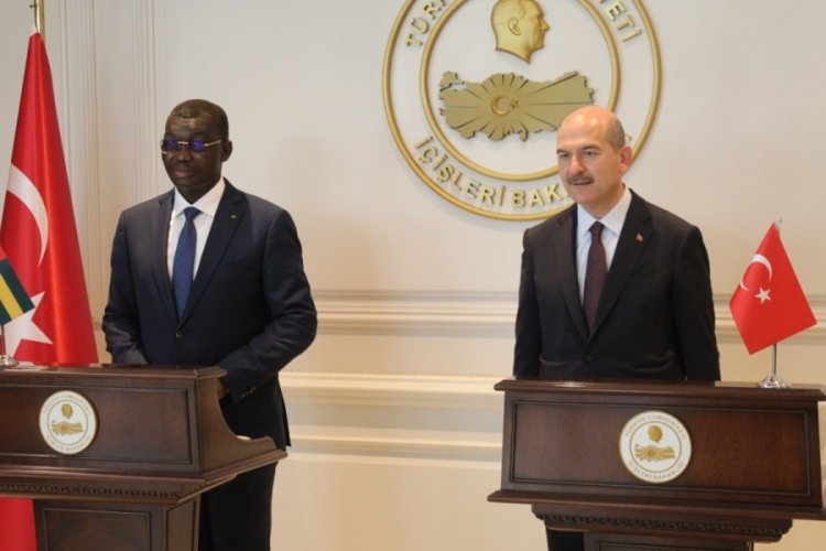 Bakan Soylu, Togo Cumhuriyeti G&uuml;venlik ve Sivil Savunma Bakanı ile g&ouml;r&uuml;şt&uuml;