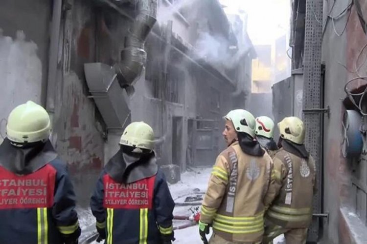 İstanbul Bayrampaşa'da iş yerinde patlama