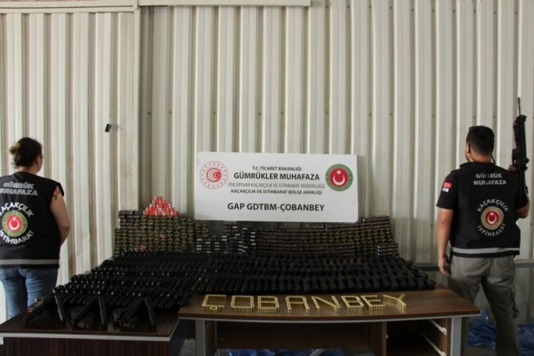 G&uuml;mr&uuml;k Muhafaza ekiplerince, 270 adet kurusıkı tabanca ele ge&ccedil;irildi