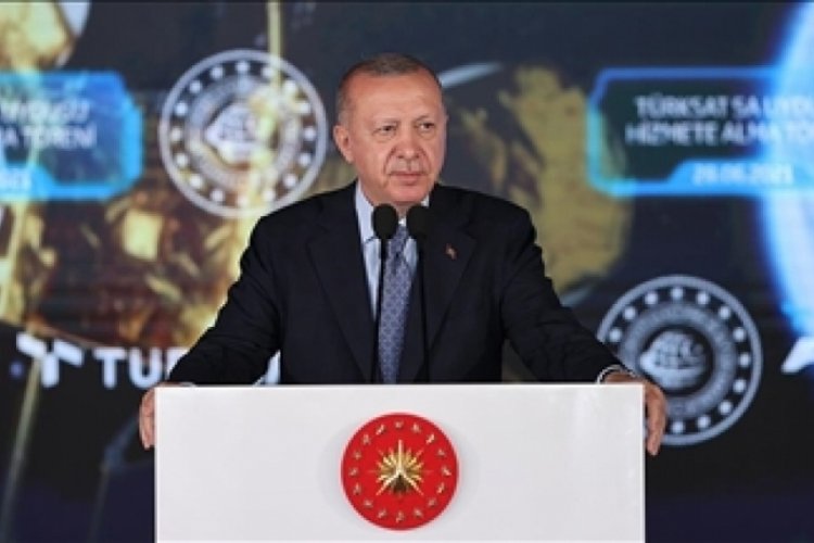 Cumhurbaşkanı Erdoğan, T&uuml;rksat 5A Uydusu'nu hizmete aldı