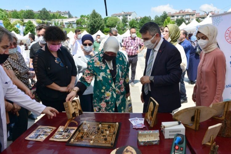 Bursa Yıldırım'da el emeği g&ouml;z nuru festival