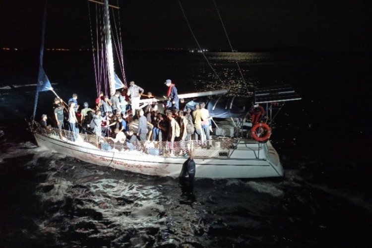 &Ccedil;anakkale'de 59 g&ouml;&ccedil;men yakalandı