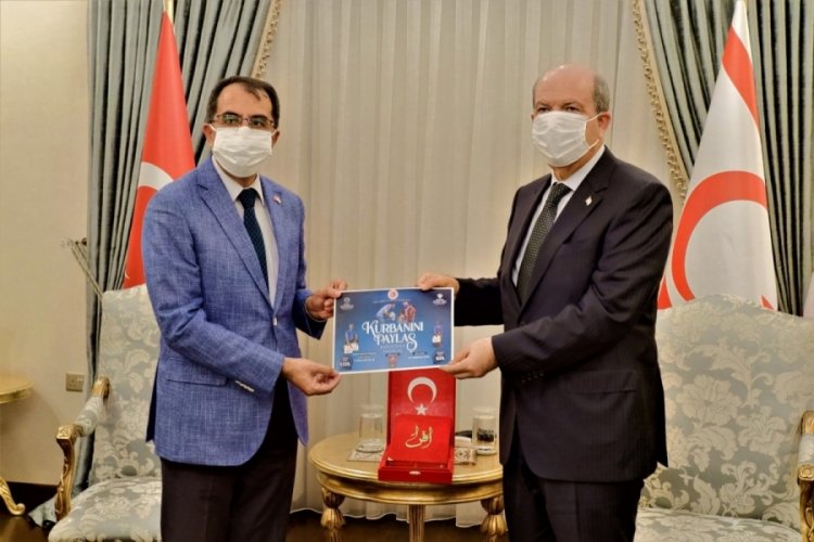 KKTC Cumhurbaşkanı Ersin Tatar kurban vekaletini TDV'ye verdi