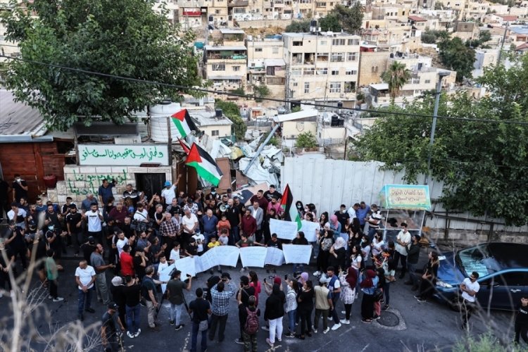 Filistinlilerden yıkım protestosu