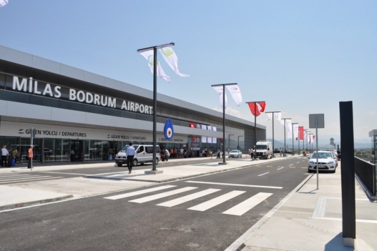Milas - Bodrum Havalimanı'nda yangın paniği