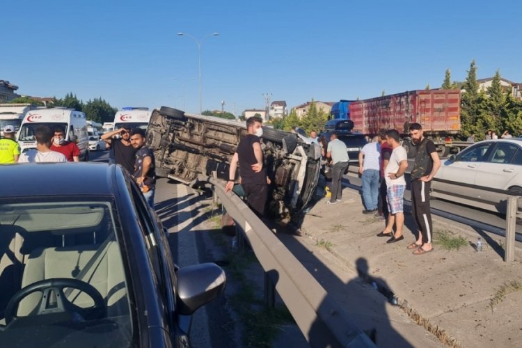 Otoyolda feci kaza: &Ccedil;ok sayıda yaralı var...