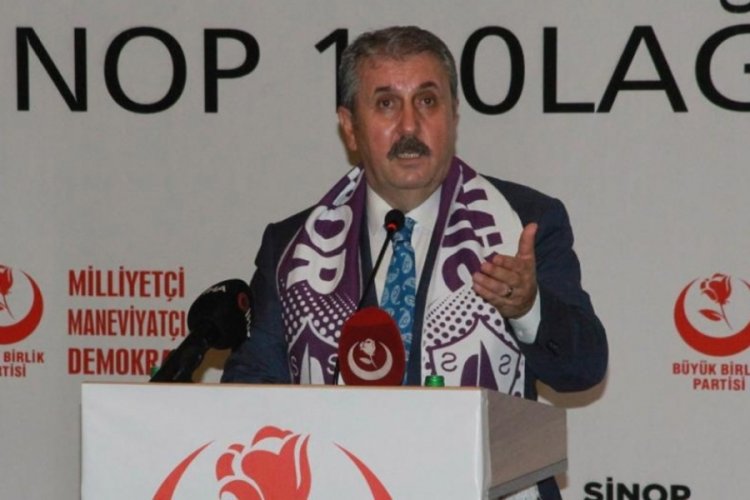Mustafa Destici'den Kanal İstanbul &ccedil;ıkışı