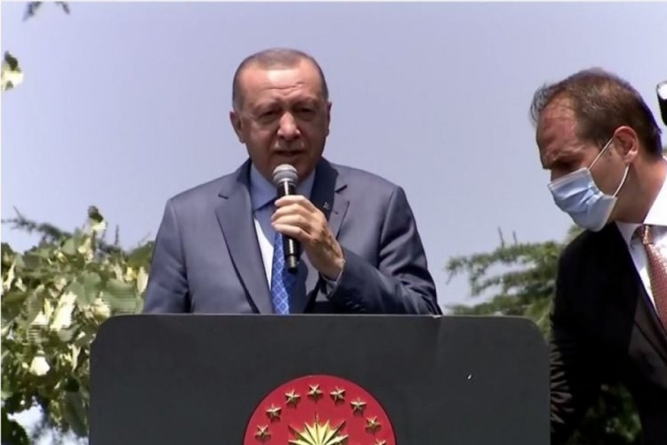Cumhurbaşkanı Erdoğan: Burası devletin malıdır, tapusu devlettedir