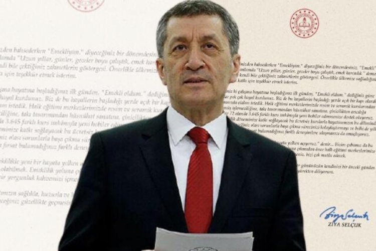 Bakan Selçuk'tan 400 bin emekliye mektup
