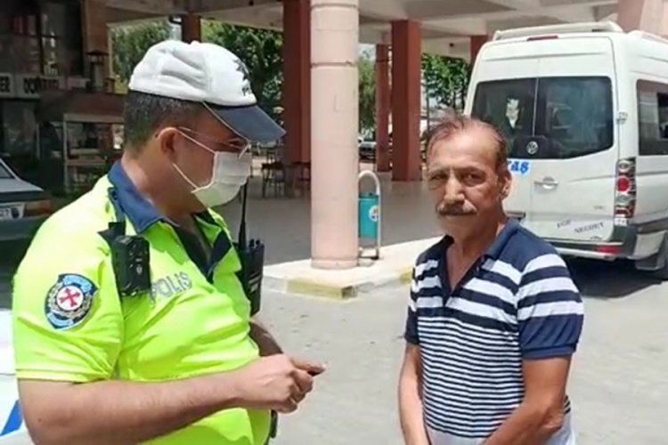 Sivil polise yakalanan korsan taksici 'Yaktın beni' diye ağladı