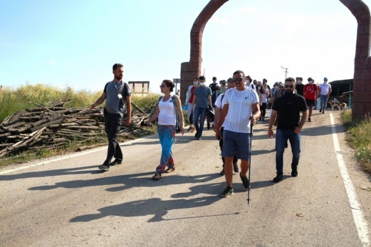 Bursa'da Mysia Yolları'nda gen&ccedil;lerin keyifli y&uuml;r&uuml;y&uuml;ş&uuml;