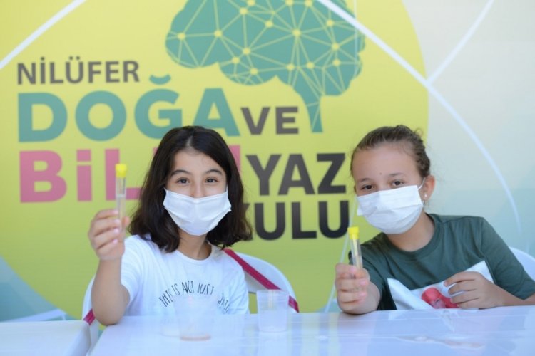 Bursa Nil&uuml;fer Doğa ve Bilim Yaz Okulu başladı