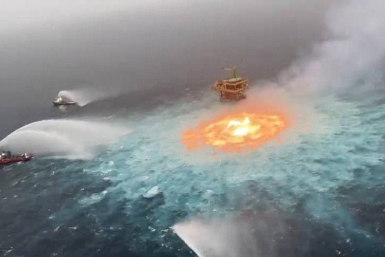 Denizin 78 metre derinliğinde &ccedil;ıkan yangının nedeni belli oldu!