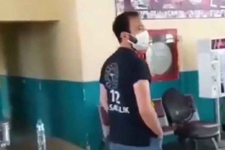 Otogarda mobil aşı standında bağıran şahsa ceza yok