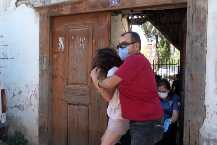 Apartman bah&ccedil;esinde bulunan gen&ccedil; kadın, şimdi de konakta g&ouml;r&uuml;ld&uuml;