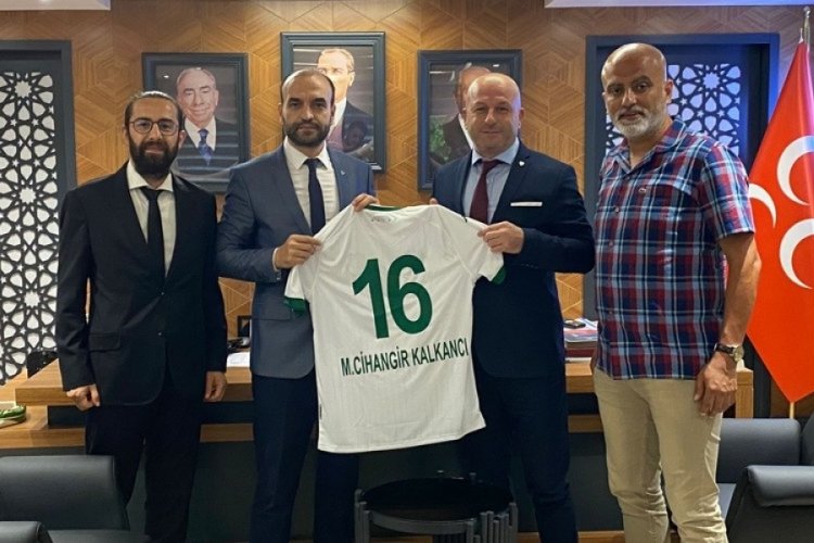 Bursaspor'dan MHP Bursa İl Başkanlığı'na ziyaret
