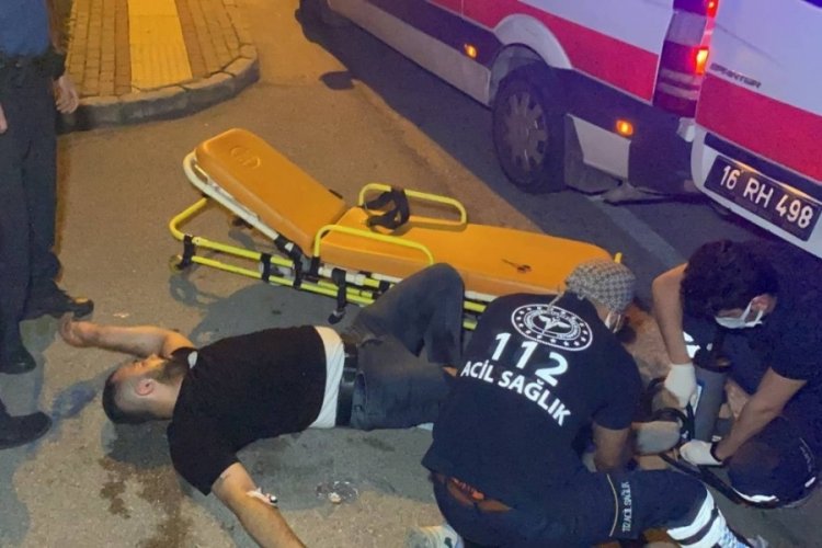 Bursa'da otomobilden a&ccedil;ılan ateşle yaralandı