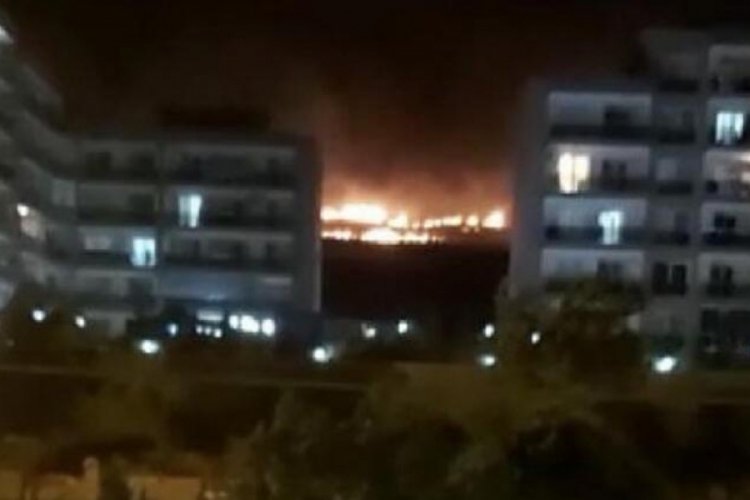 İzmir'de korkutan yangın!