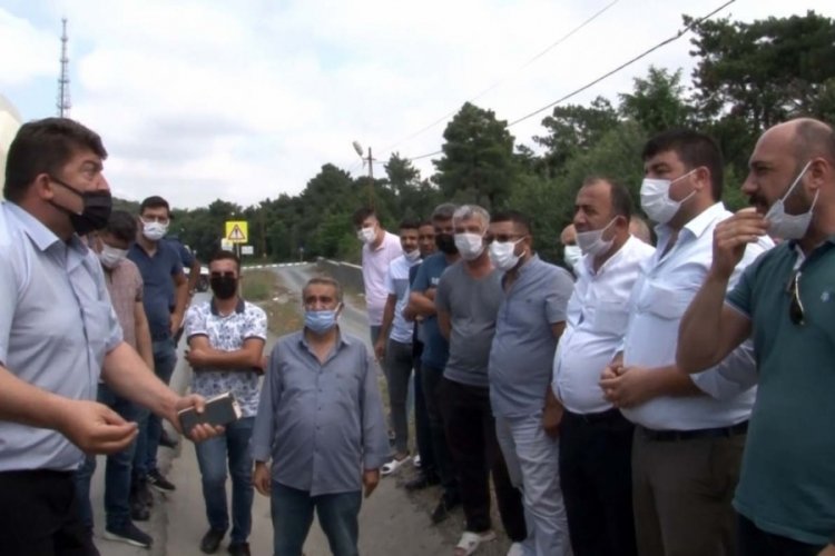 Arnavutk&ouml;y'de onlarca minib&uuml;s kontak kapattı