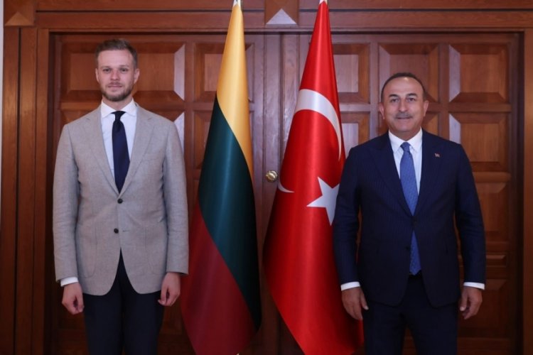Bakan &Ccedil;avuşoğlu, Litvanyalı mevkidaşı ile g&ouml;r&uuml;şt&uuml;