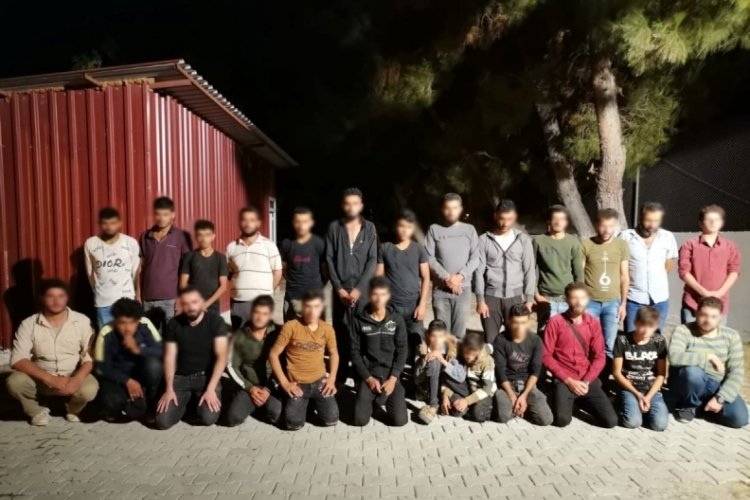 Hatay'da 37 ka&ccedil;ak g&ouml;&ccedil;men yakalandı!