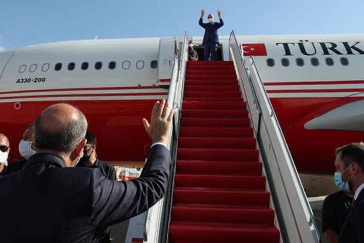 Cumhurbaşkanı Recep Tayyip Erdoğan, KKTC'den ayrıldı!