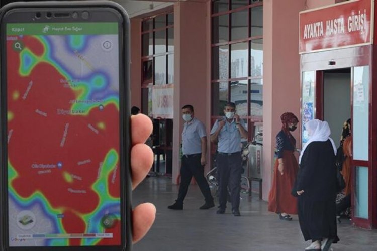 Diyarbakır'da harita kırmızıya d&ouml;nd&uuml;!