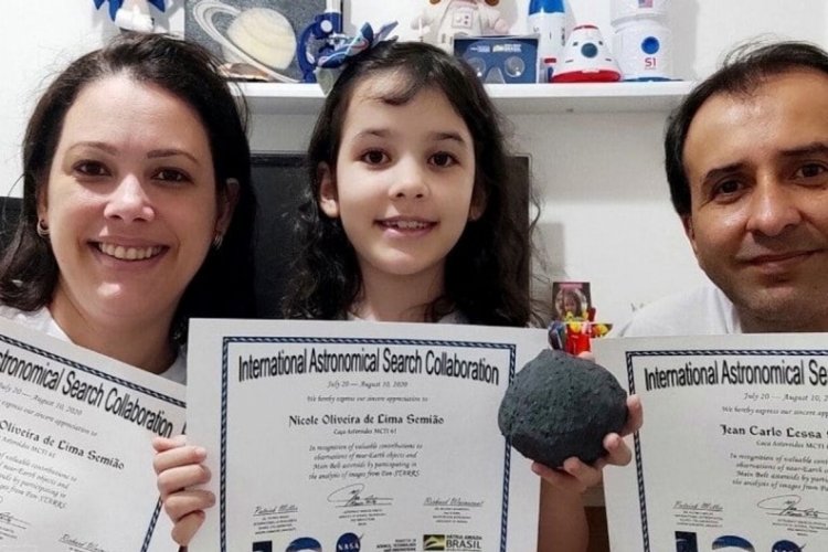 7 yaşında 7 asteroit keşfetti