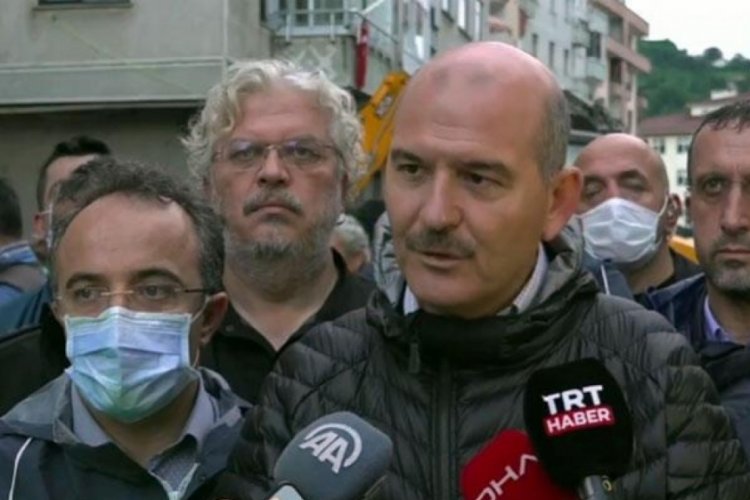 Bakan Soylu'dan Artvin'deki sel felaketine ilişkin a&ccedil;ıklama