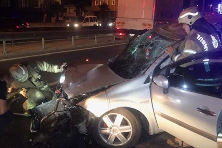 Kontrolden &ccedil;ıkan ara&ccedil; takla attı: 1 yaralı