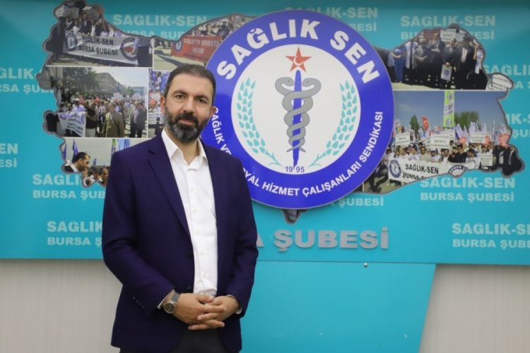 Sağlık-Sen Bursa taleplerini a&ccedil;ıkladı