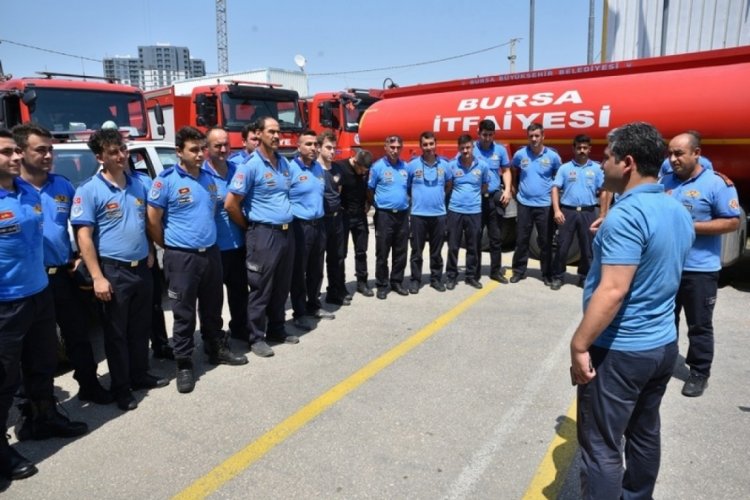 Bursa itfaiyesi Marmaris'teki yangınlara destek için yolda!